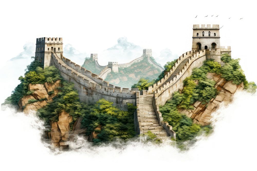 Wall white background fortification architecture. AI generated Image by rawpixel.