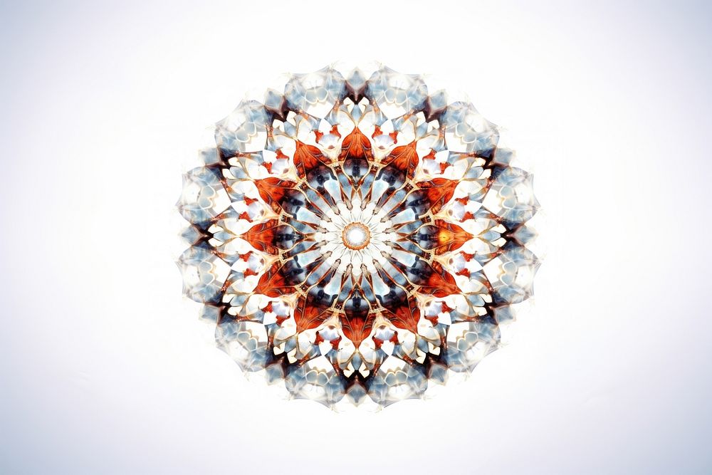 Kaleidoscope white background accessories creativity. AI generated Image by rawpixel.