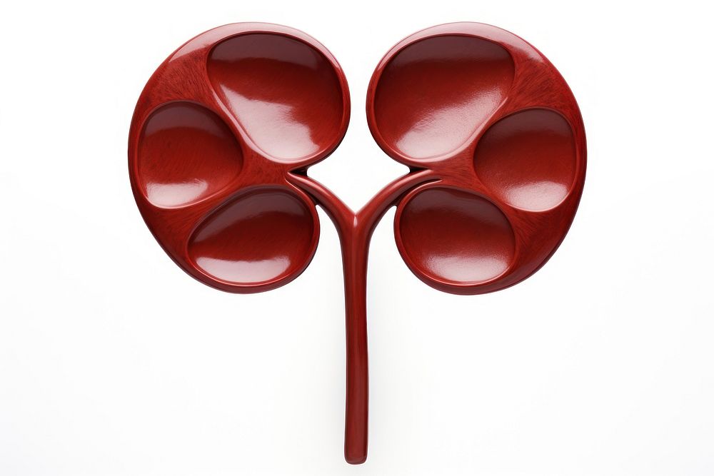 Kidney white background moustache furniture. AI generated Image by rawpixel.