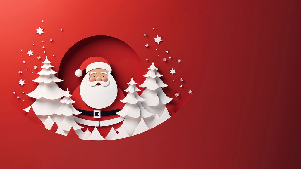 Santa Claus Christmas winter. AI generated Image by rawpixel.