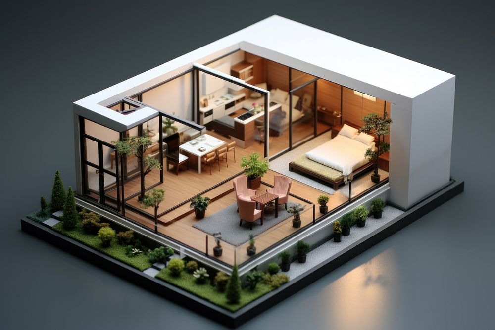 House architecture furniture building. AI generated Image by rawpixel.