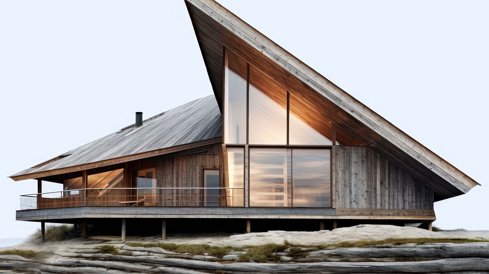 House wood architecture building. AI generated Image by rawpixel.