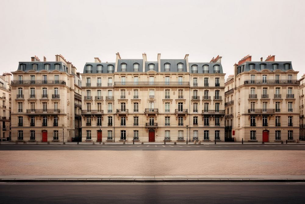 Houses apartment architecture cityscape. AI generated Image by rawpixel.