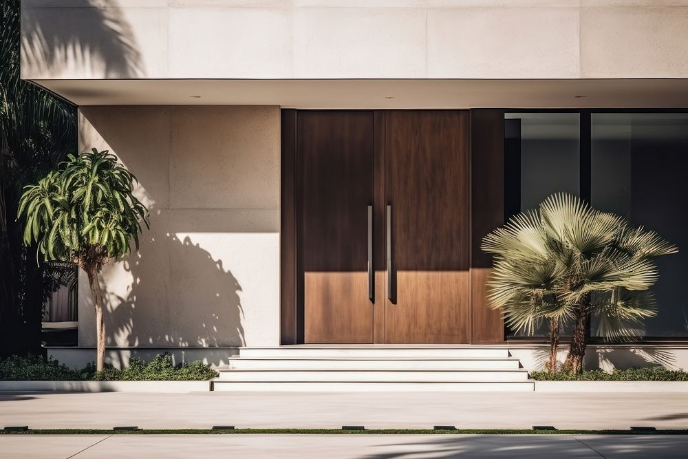Building house door architecture. AI generated Image by rawpixel.