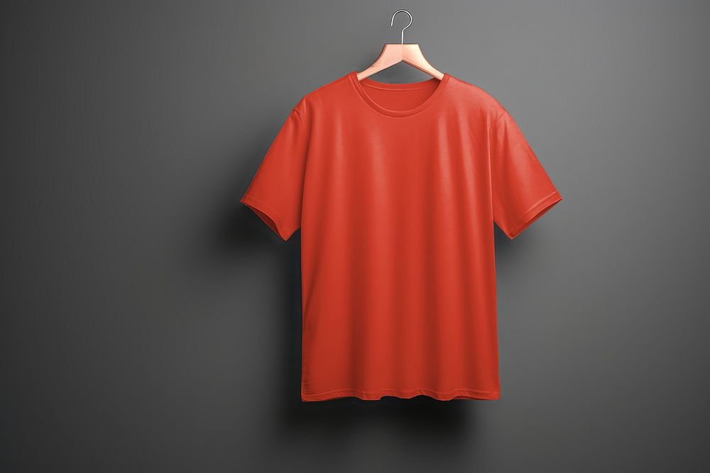 Red t-shirt with design space