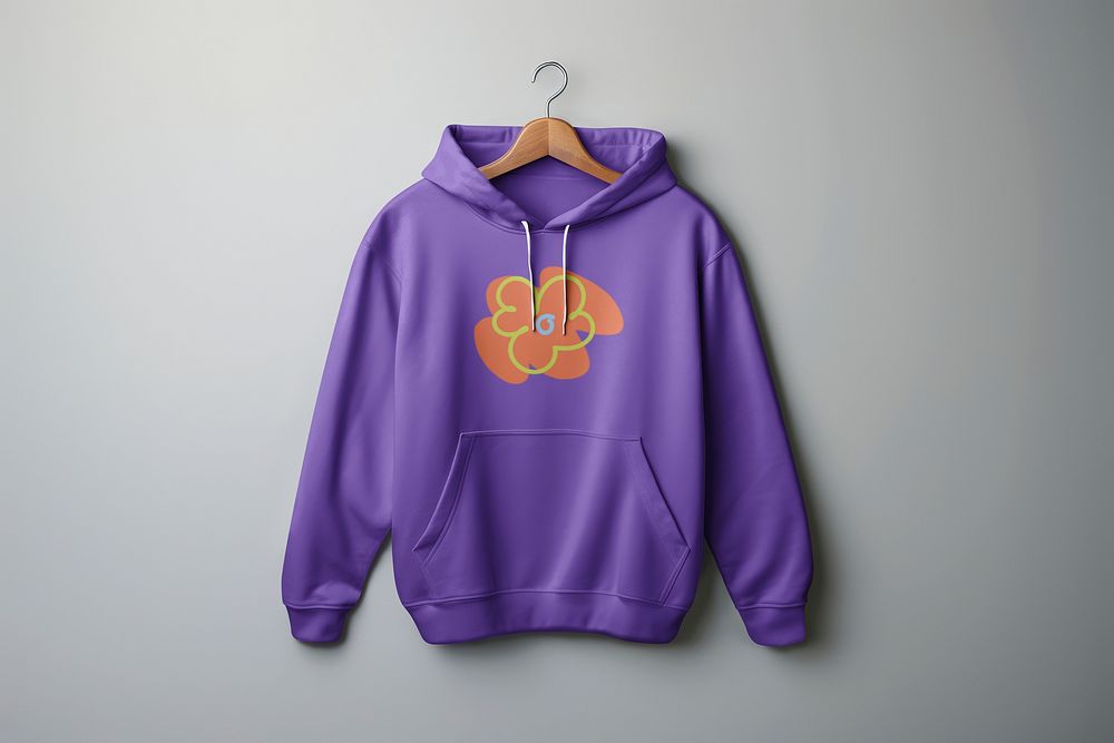 Hoodie mockup, apparel psd