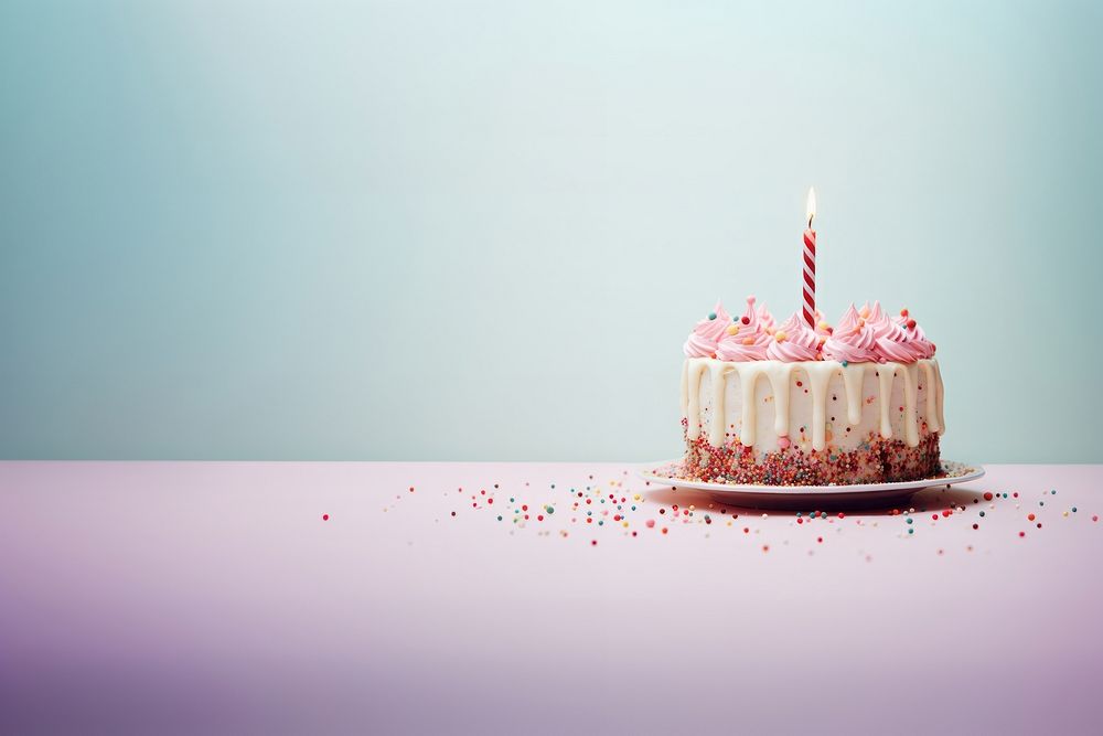 Ice cream cake birthday dessert cupcake. 