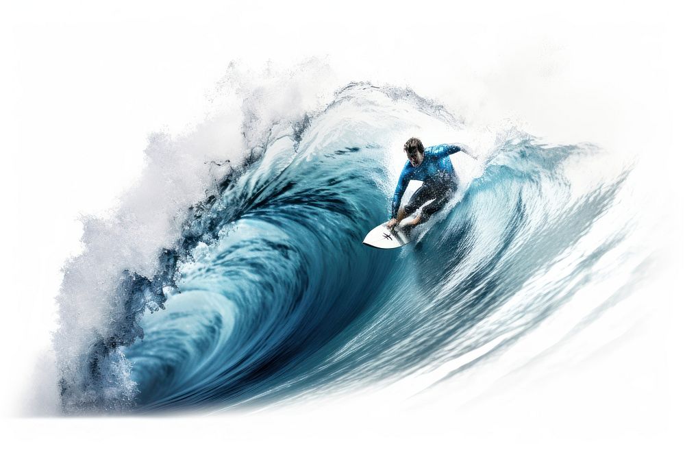 Surfing sports nature adult. AI generated Image by rawpixel.