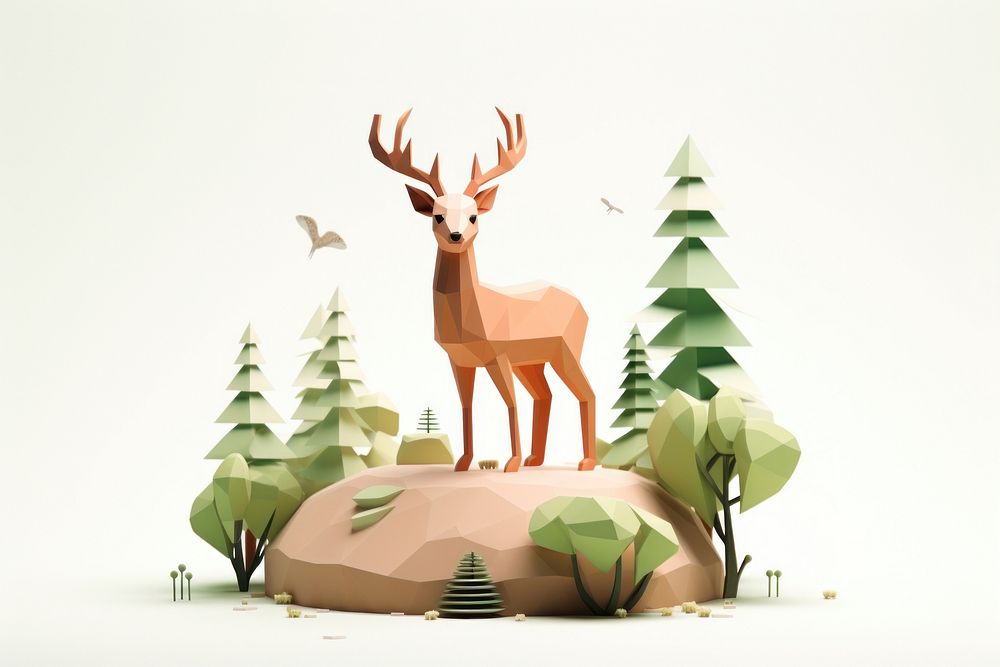 Wildlife animal mammal representation. AI generated Image by rawpixel.