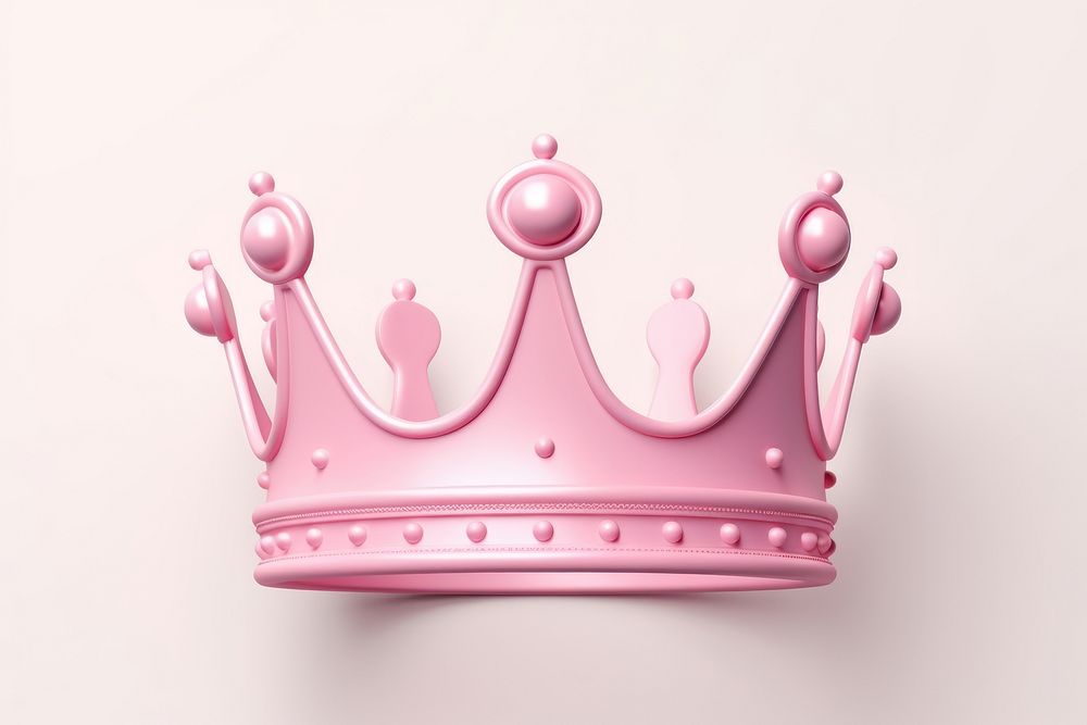 Pink crown celebration accessories accessory. AI generated Image by rawpixel.
