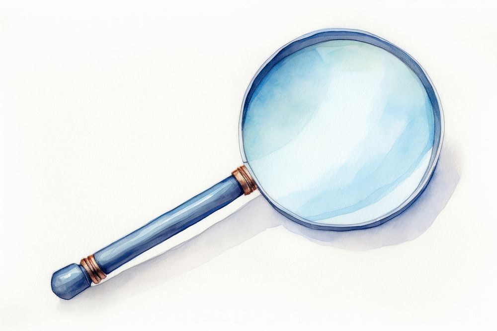 Magnifying glass magnifying paper education. Free Photo Illustration