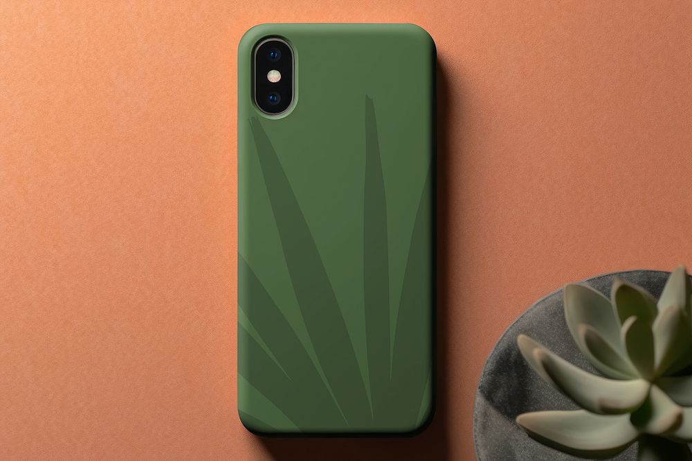 Green mobile phone case