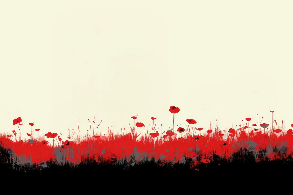 Remembrance backgrounds outdoors poppy. AI generated Image by rawpixel.