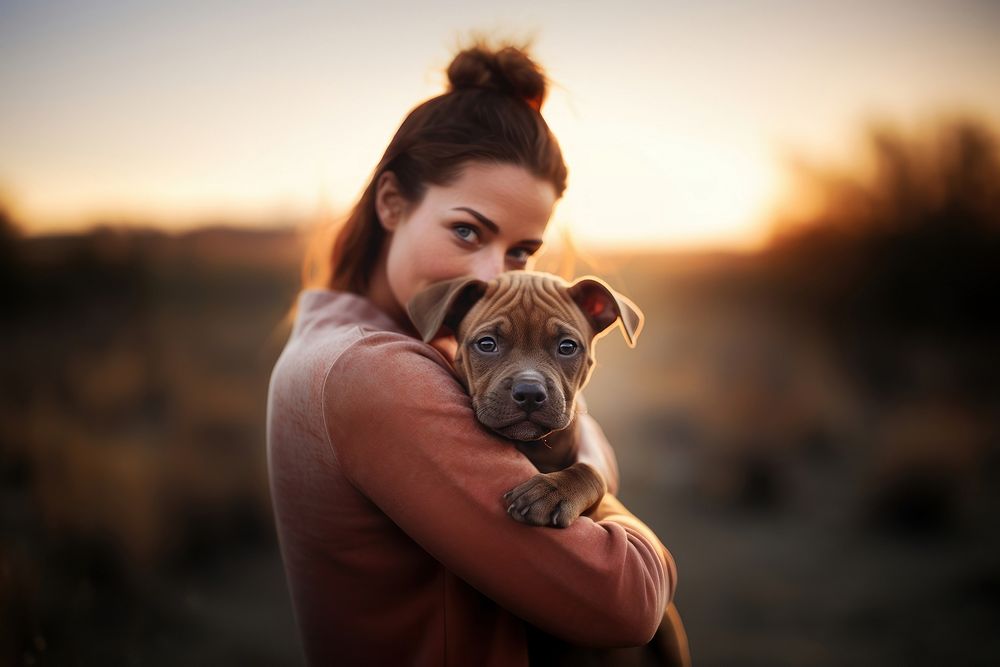 Animal dog outdoors portrait. 