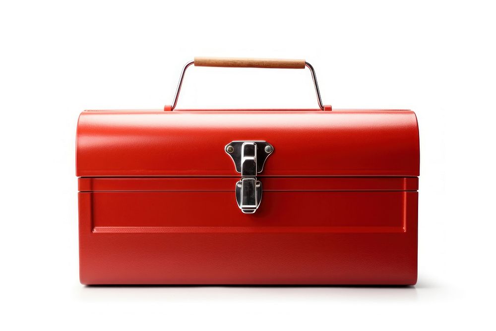 Toolbox bag white background briefcase. AI generated Image by rawpixel.