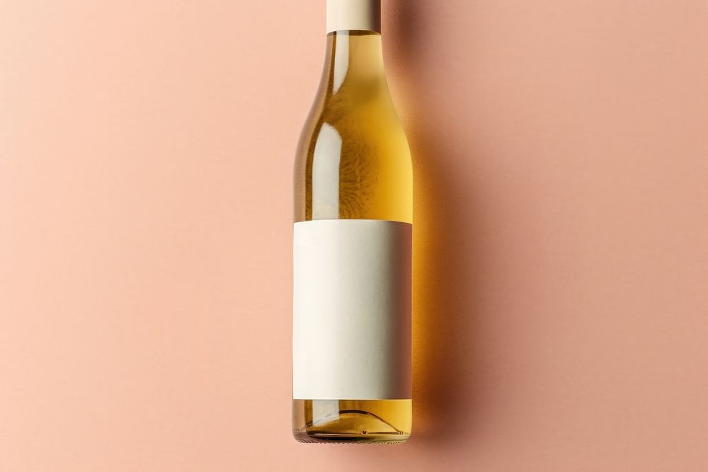 Blank labels bottle wine drink. AI generated Image by rawpixel.