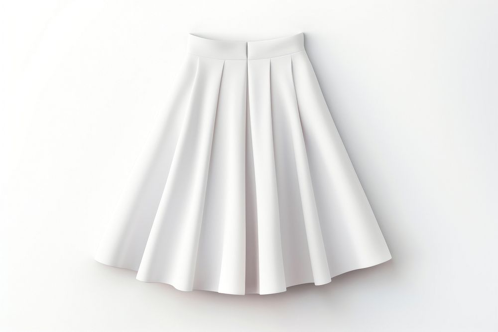 White skirt fashion dress gown. AI generated Image by rawpixel.