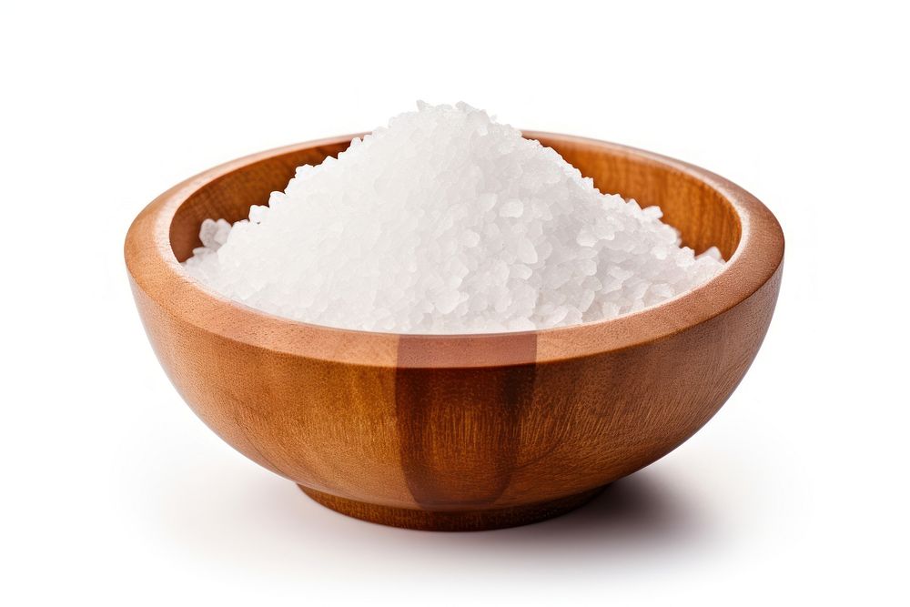 Salt bowl white wood. AI generated Image by rawpixel.