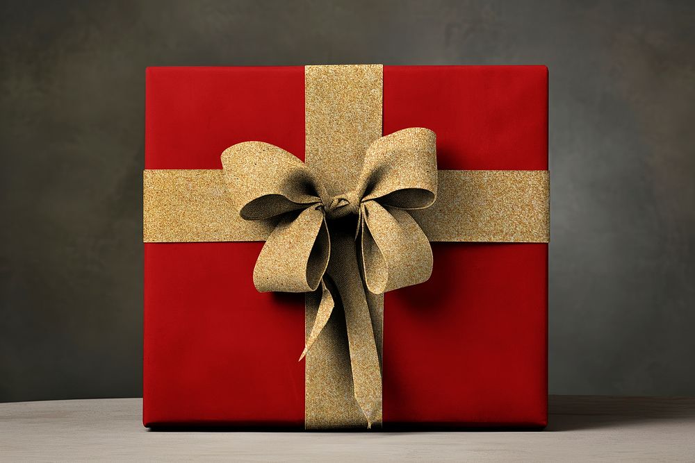 Christmas gift box mockup, packaging Premium PSD Mockup rawpixel