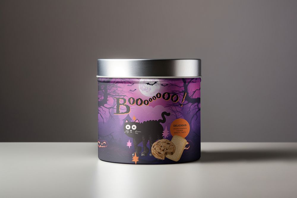 Scented candle jar, product packaging