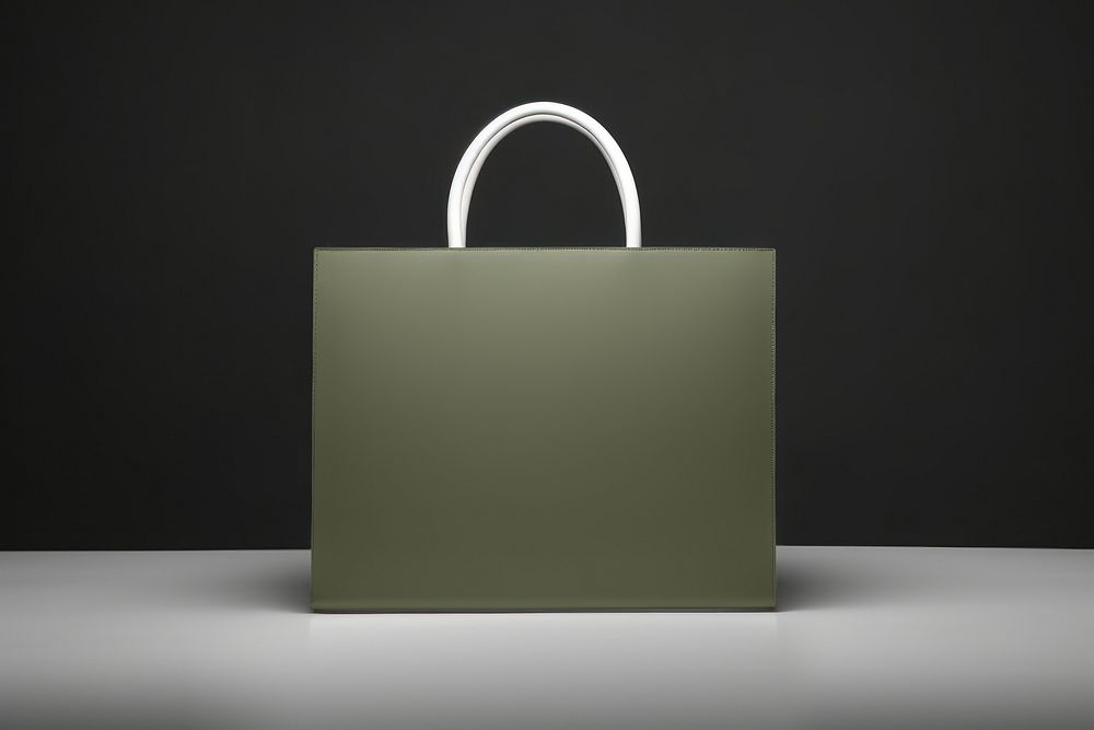 Paper shopping bag with design space