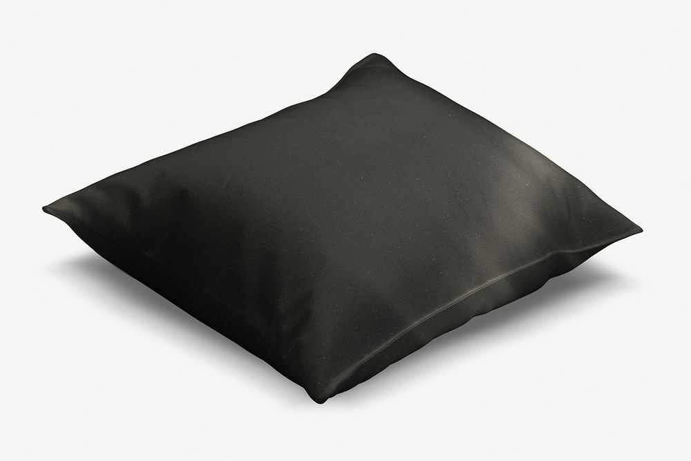 Black cushion pillow