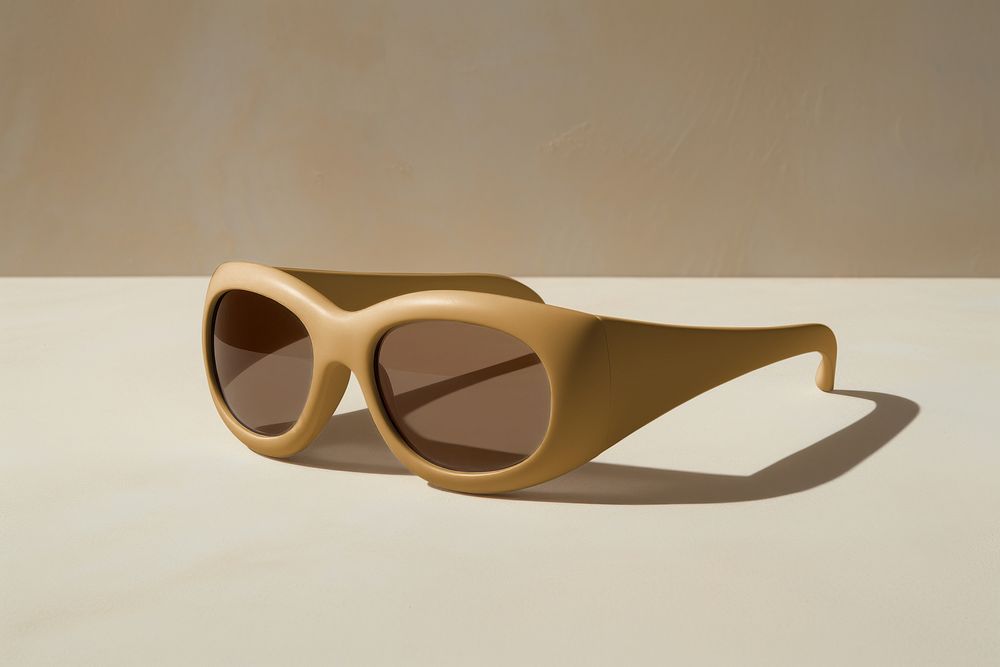 Brown sunglasses, accessory fashion