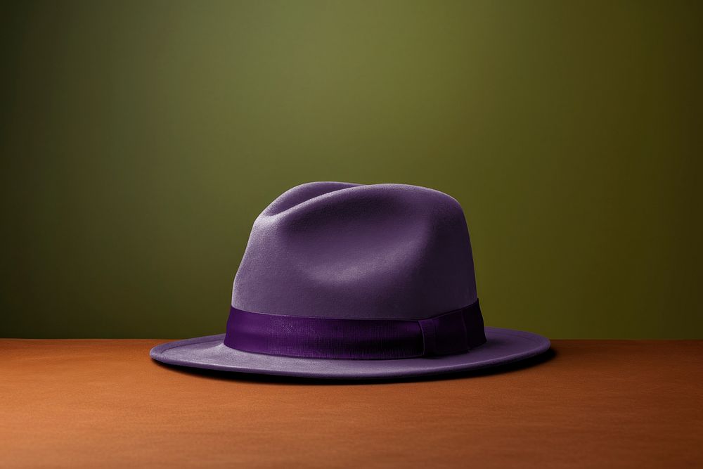 Fedora hat mockup, fashion design psd