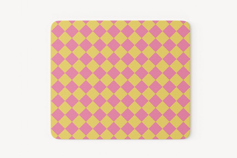 Checkered pattern mousepad, product design