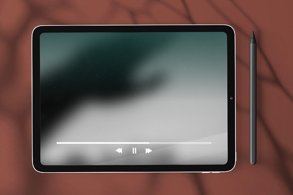 Blank tablet screen