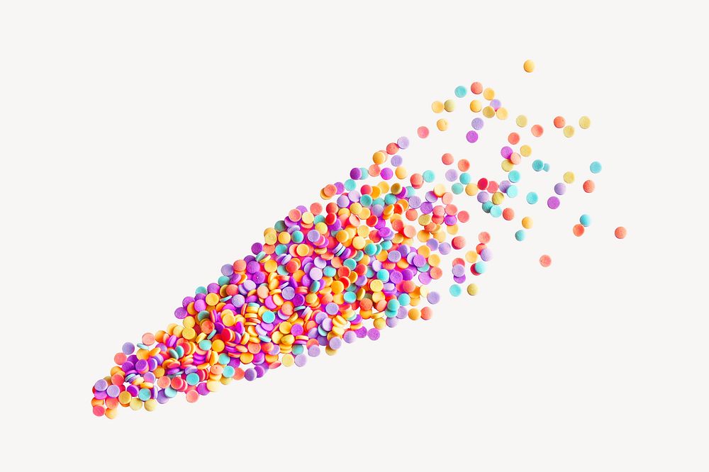 Colorful confetti, design design resource