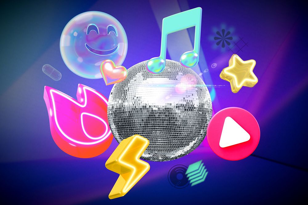 Disco night, lifestyle 3d remix