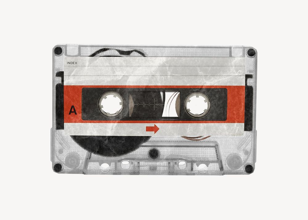 Cassette tape, paper craft element