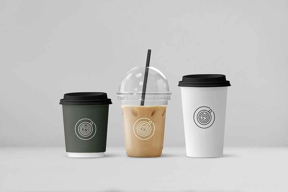 Take away drink cups image