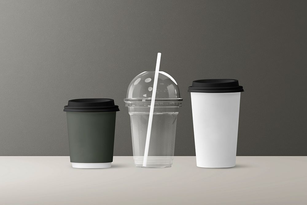 Take away drink cups image