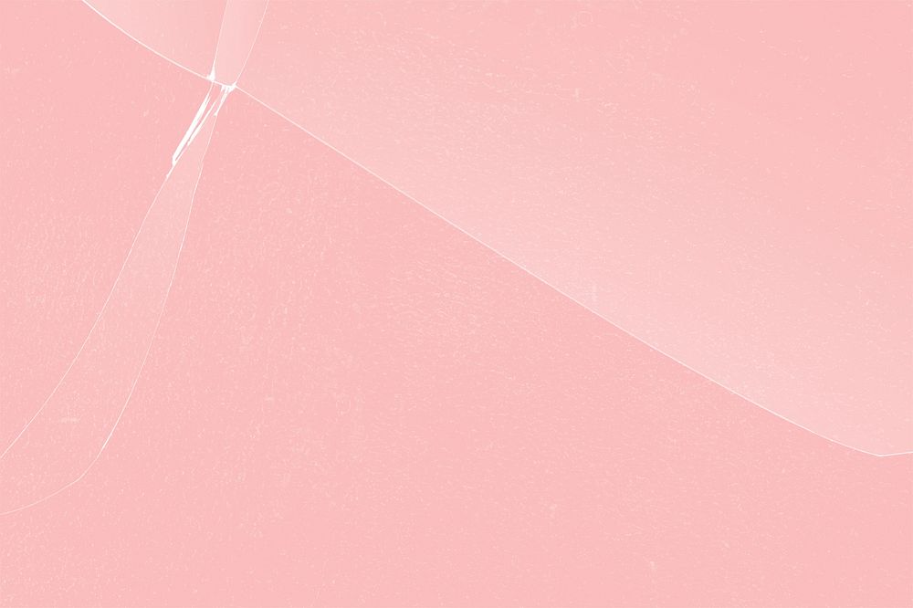 Plain pink background with broken glass effect