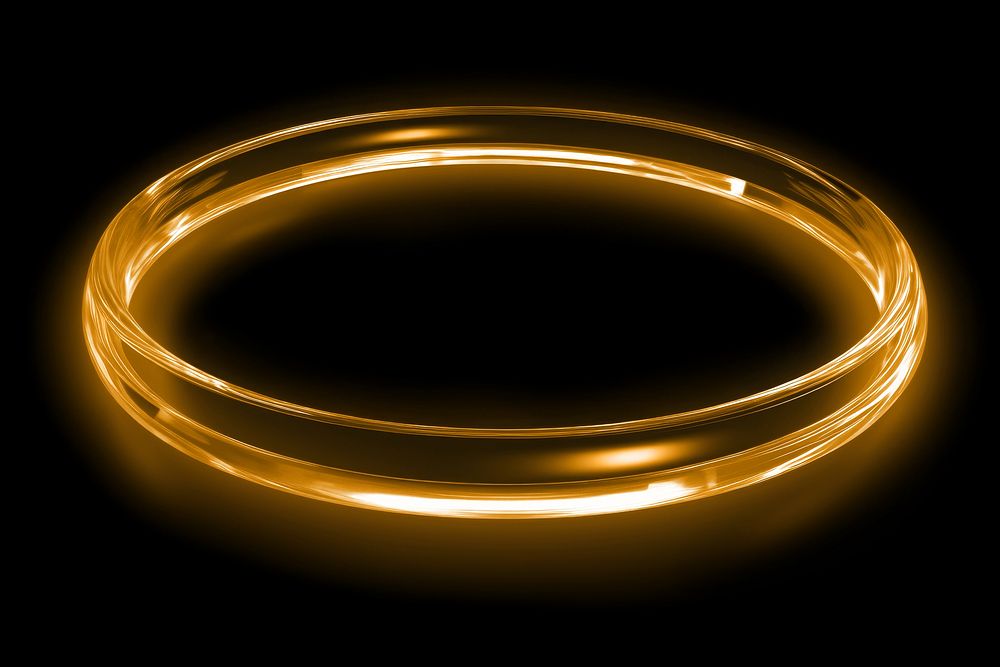 Yellow light ring effect 