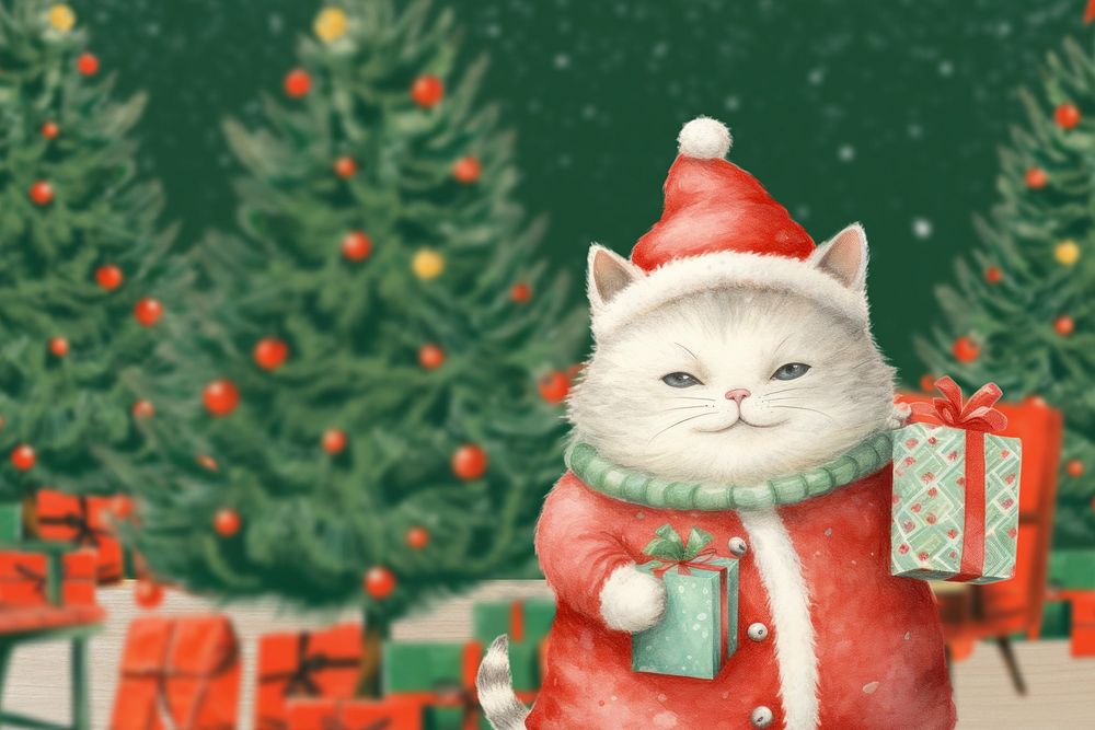 Christmas cat remix