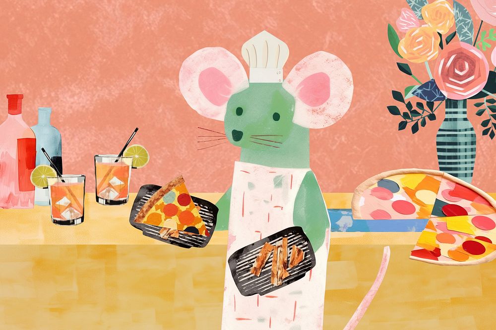 chef-mouse-cooking-paper-craft-free-photo-illustration-rawpixel