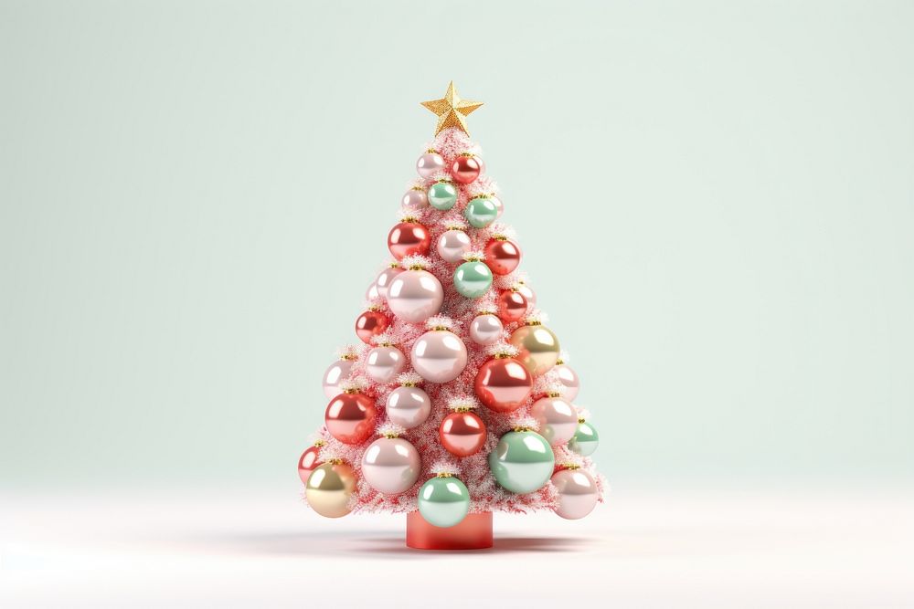 Decorated christmas tree anticipation illuminated celebration. AI generated Image by rawpixel.