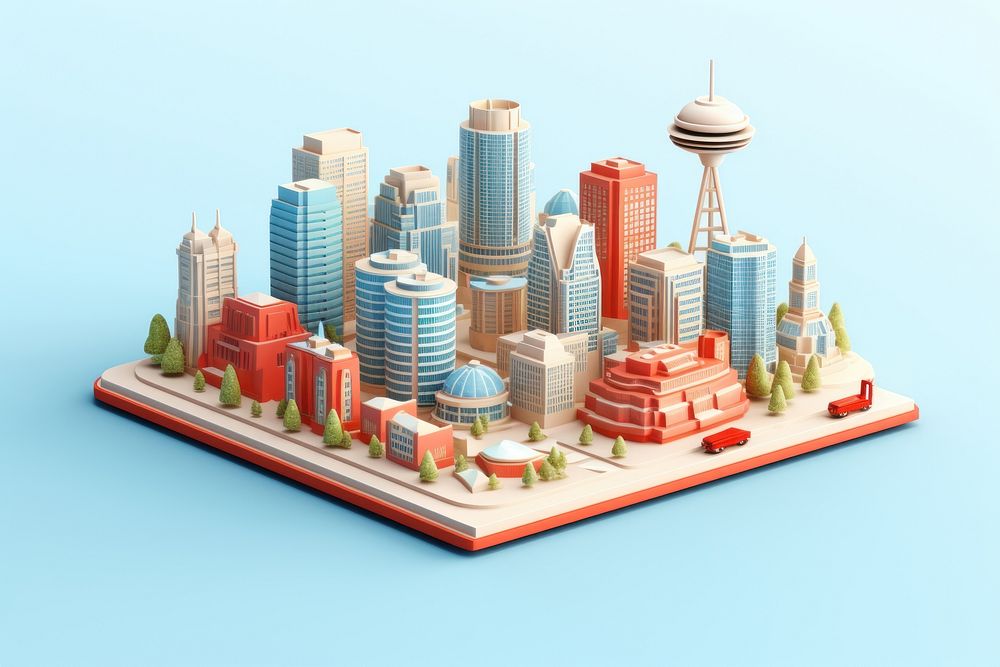Vancouver architecture metropolis building. AI generated Image by rawpixel.
