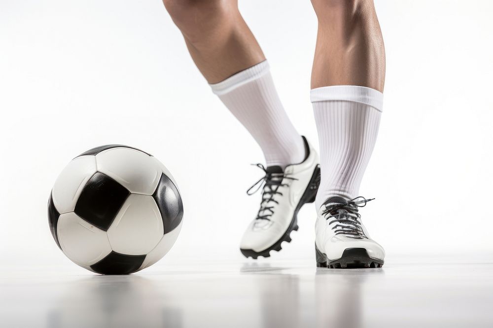 Soccer ball shoe football. AI generated Image by rawpixel.