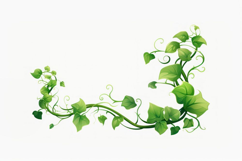 Green Vines green pattern plant. AI generated Image by rawpixel.