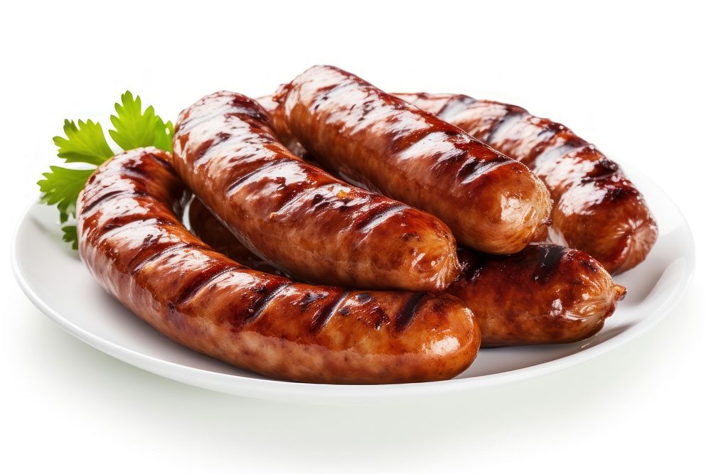 Pork sausage grilled meat. AI generated Image by rawpixel.