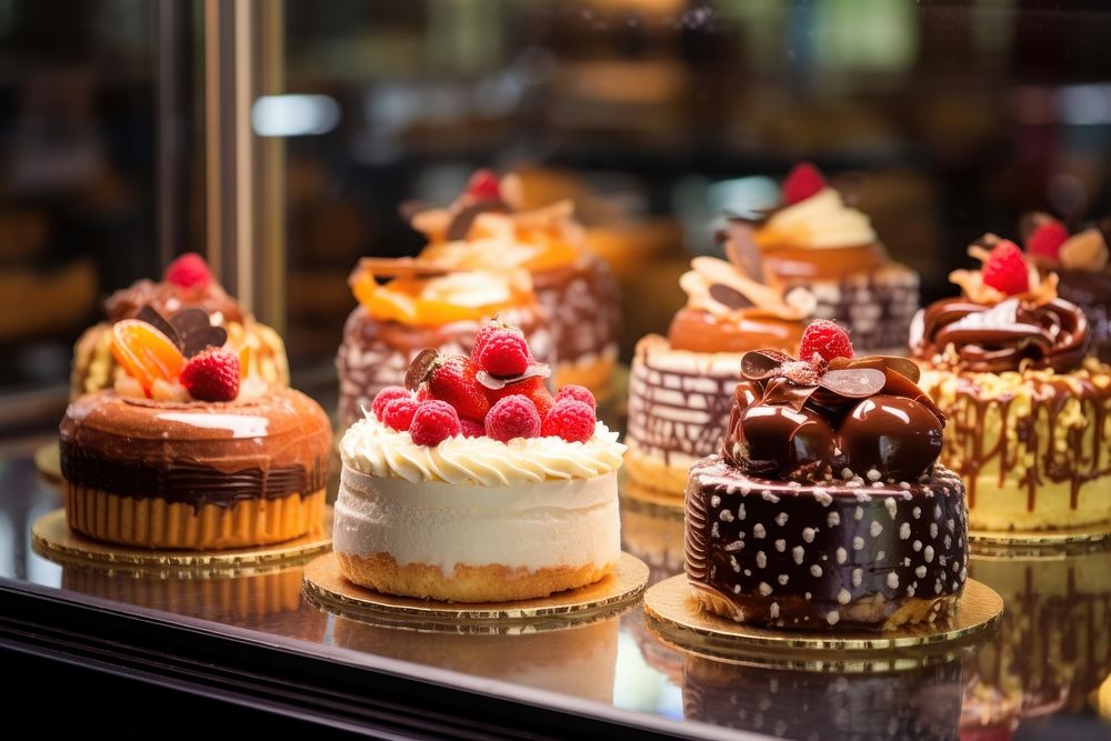 Cake dessert pastry bakery. AI generated Image by rawpixel.
