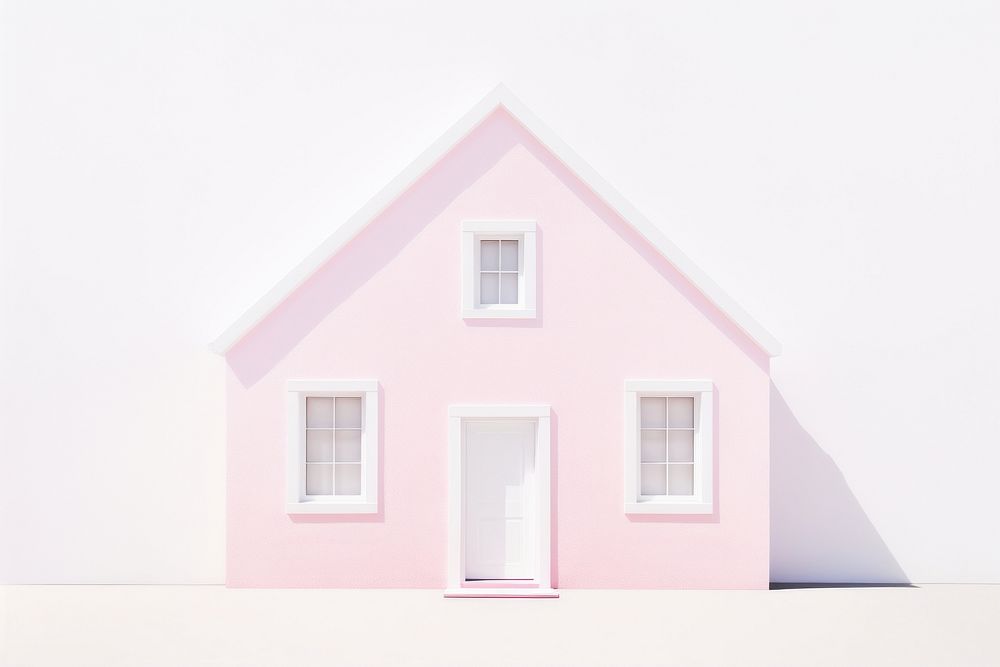 House wall architecture building pink. AI generated Image by rawpixel.
