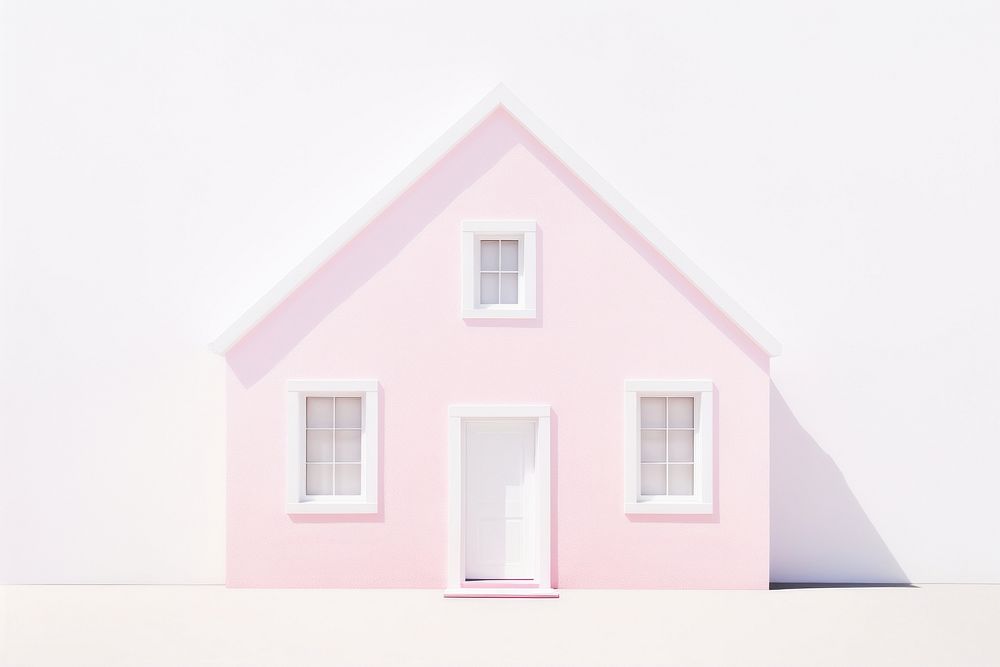 House wall architecture building pink.