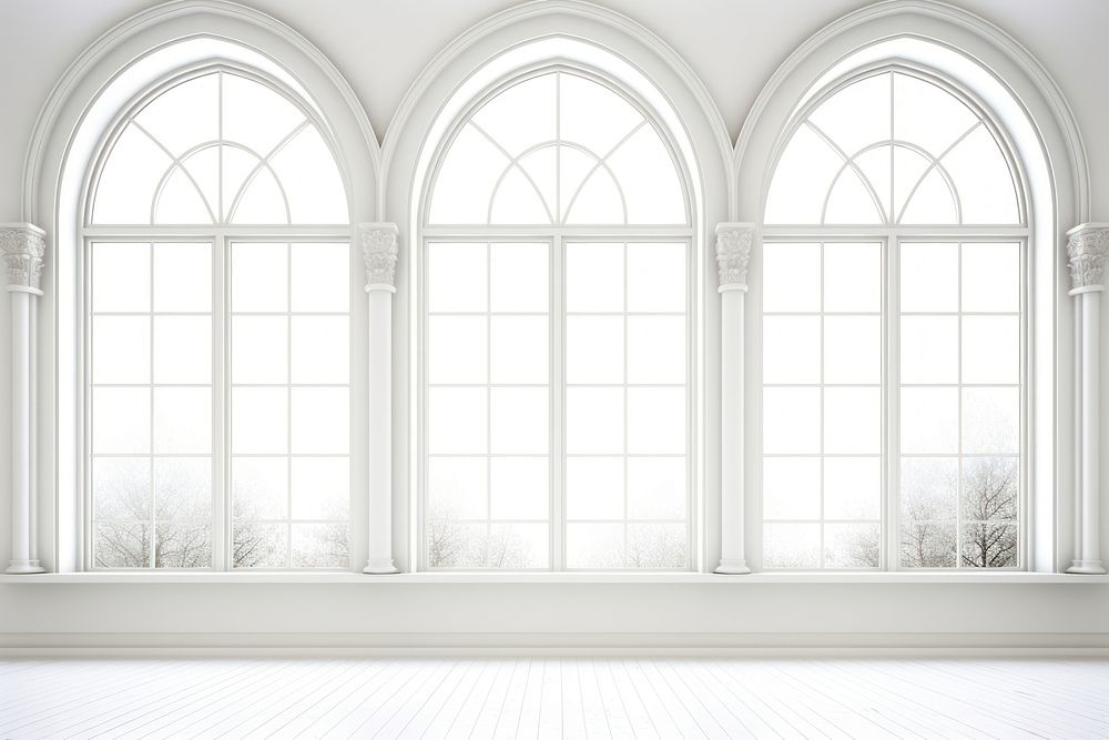 House window  white architecture. 