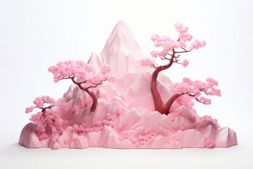 Japan nature plant pink. AI generated Image by rawpixel.