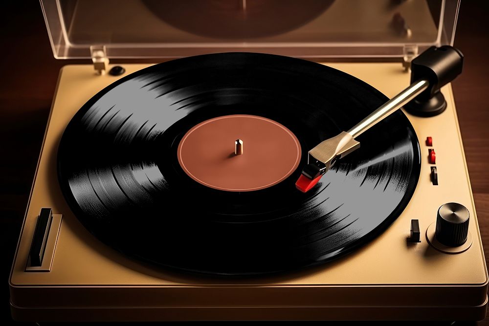 Vinyl record mockup psd